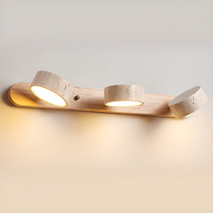 Camilla Travertine Duo Wall Light