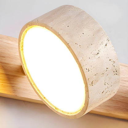 Camilla Travertine Duo Wall Light