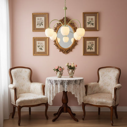 Tulip Matcha Chandelier
