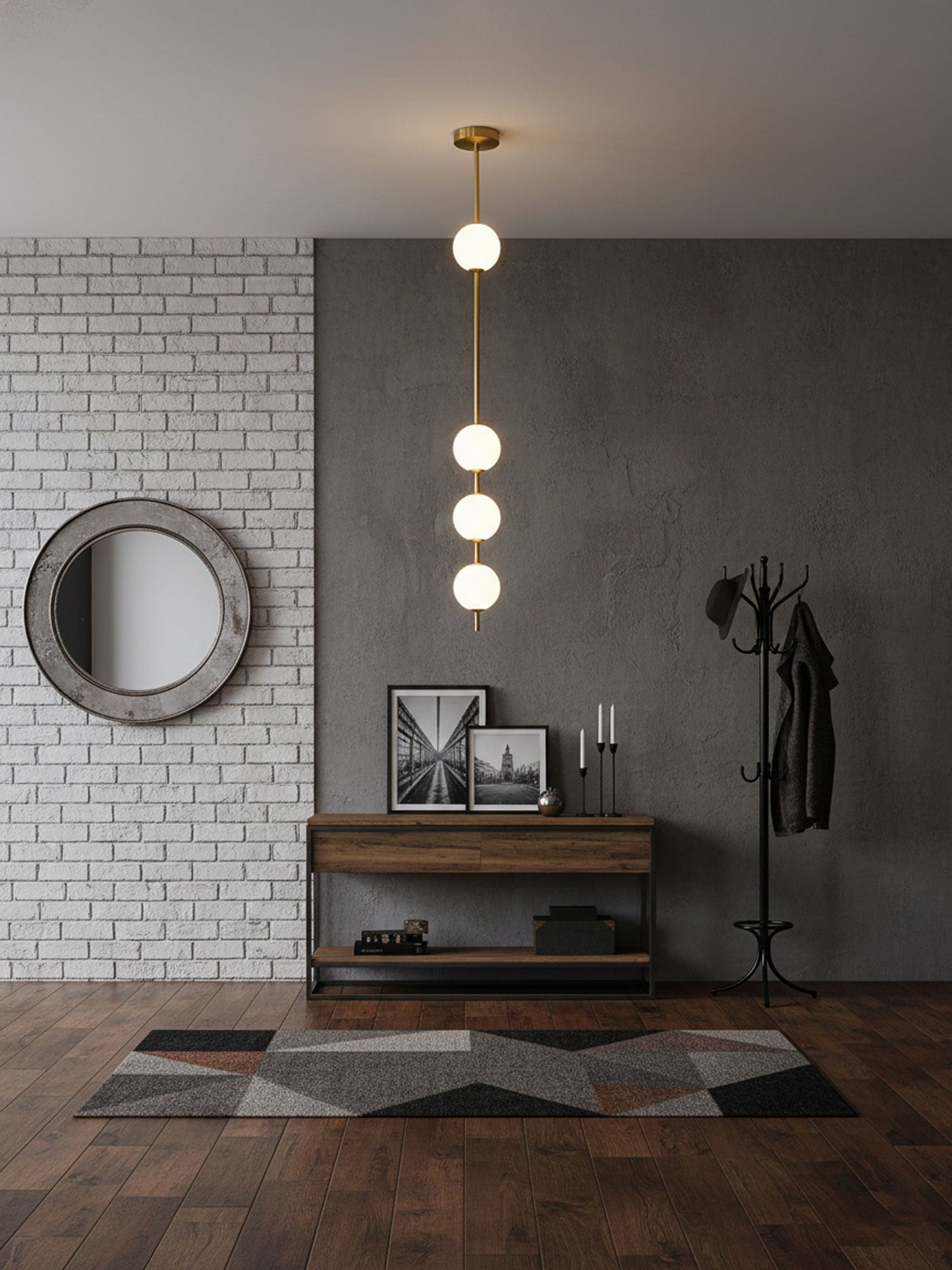 Vertical Balls Pendant Lamp