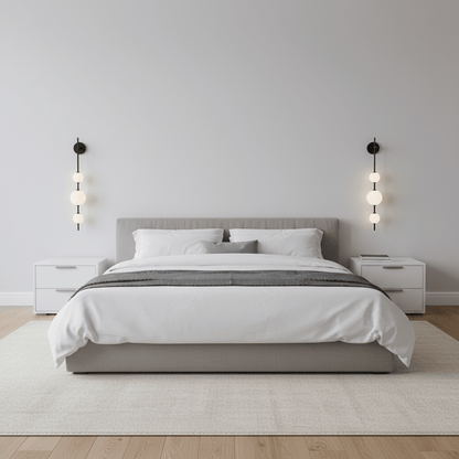 Vertical Globe Wall Lamp