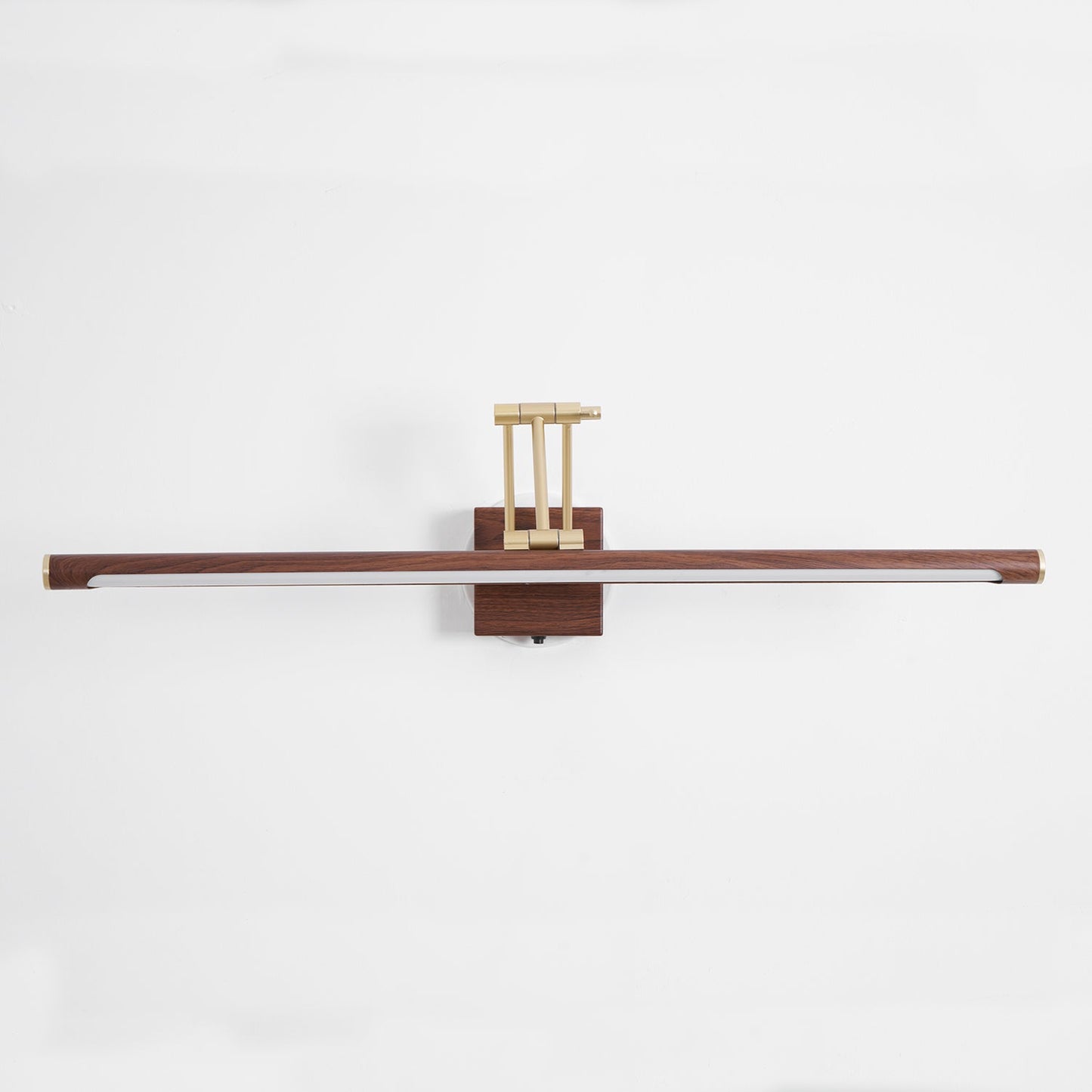 Walnut Color Linear Adjustable Wall Light