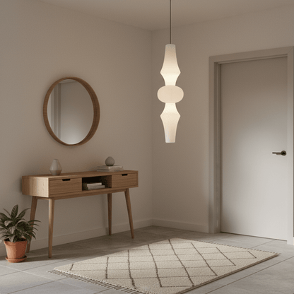 Washi Paper E Pendant Light
