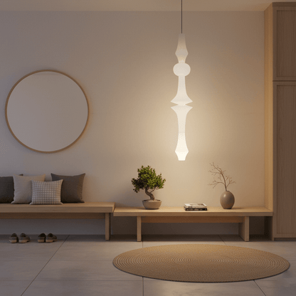 Washi Paper E Pendant Light