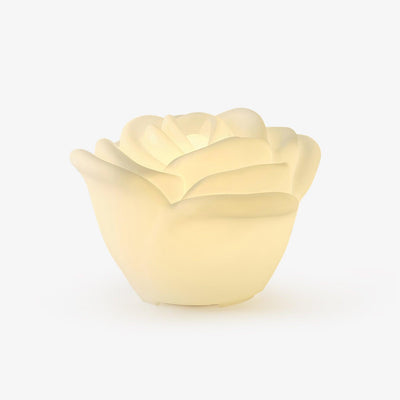 White Rose Shaped LED Table Lamp