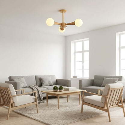 Wooden Nera Chandelier