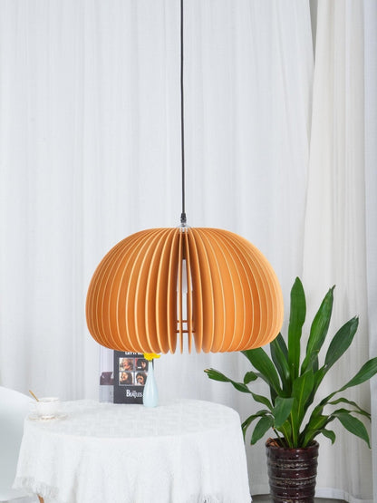 Wooden Pumpkin Swag Lights
