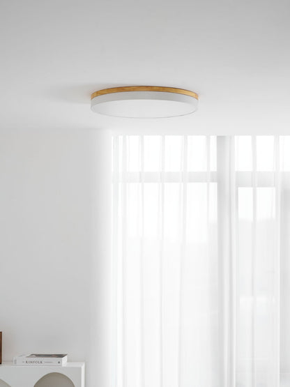 Zara Circular Wood Ceiling Lamp