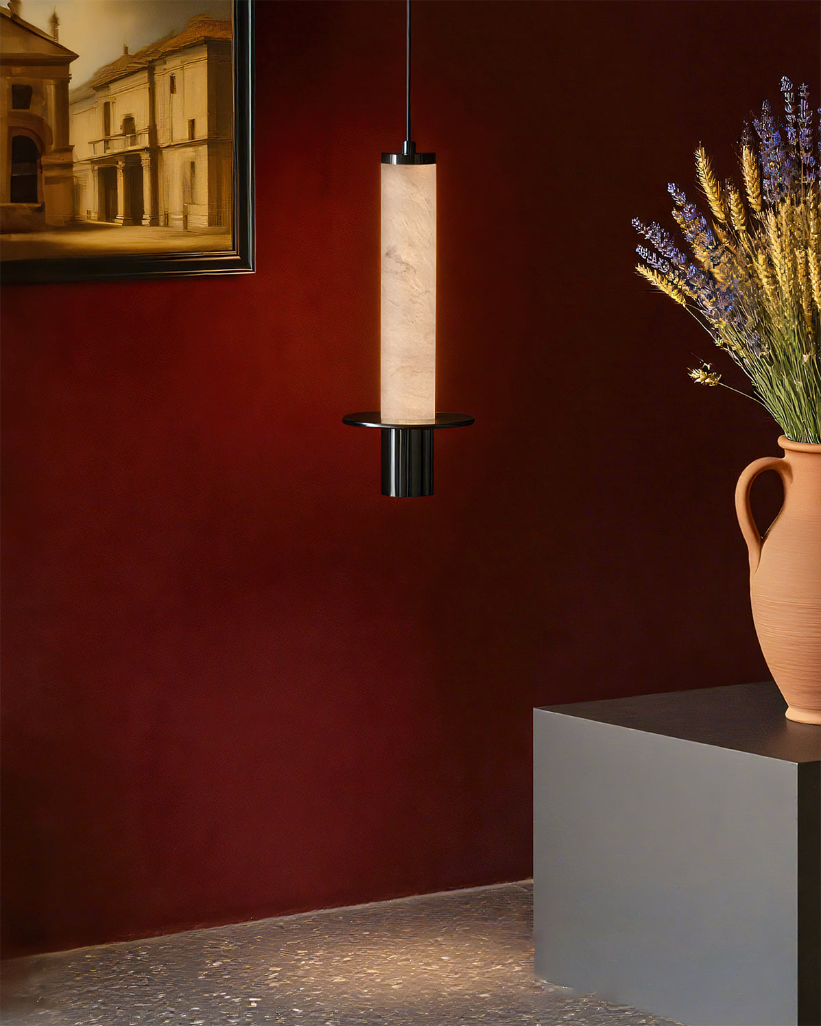 Zigrina Alabaster Pendant Light