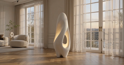 Wabi-Sabi White Floor Lamp